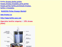 Tablet Screenshot of krosnis.strana.de